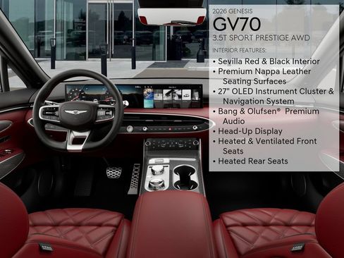 New 2026 Genesis GV70 3.5T Sport Prestige AWD/4WD image 17