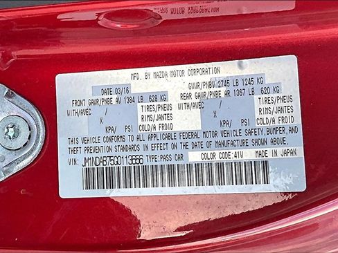 Used 2016 MAZDA MX-5 Miata Sport image 25