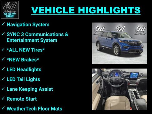 Used 2020 Ford Explorer XLT w/ Equipment Group 202A AWD/4WD image 3
