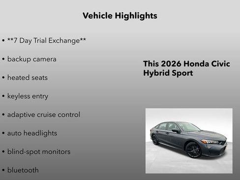 New 2026 Honda Civic Sport image 5