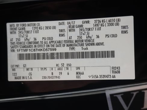 Used 2017 Ford F150 XL w/ Equipment Group 101A Mid RWD image 21