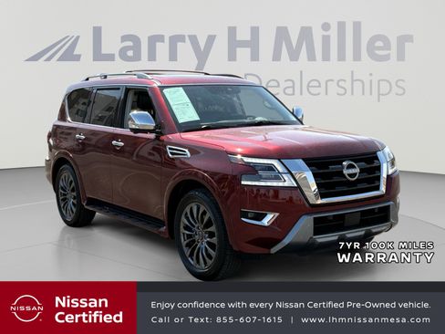 Certified 2024 Nissan Armada Platinum w/ Captain's Chairs Package RWD image 7
