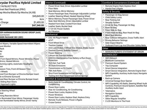 Used 2020 Chrysler Pacifica Limited FWD image 43