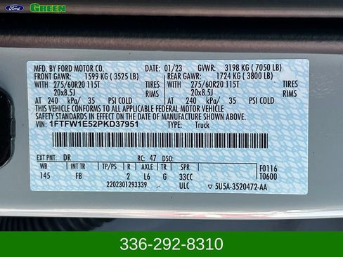 Used 2023 Ford F150 XLT w/ Equipment Group 302A High AWD/4WD image 31