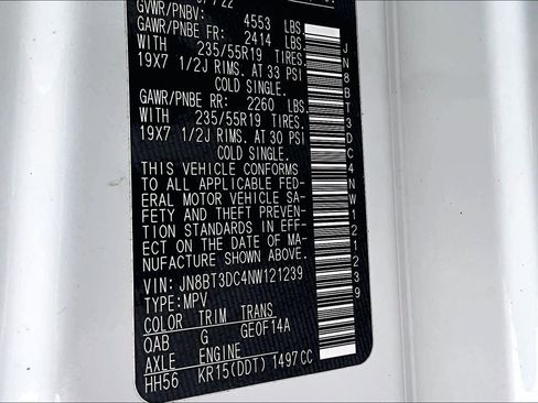 Certified 2022 Nissan Rogue Platinum w/ Head-Up Display Package image 33