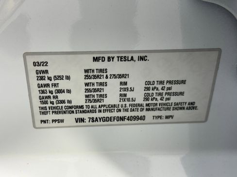 Used 2022 Tesla Model Y Performance image 50