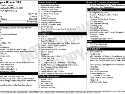 Used 2022 Toyota 4Runner SR5 RWD image 7