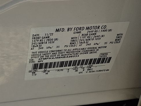 Used 2022 Ford Edge SEL w/ Convenience Package AWD/4WD image 29