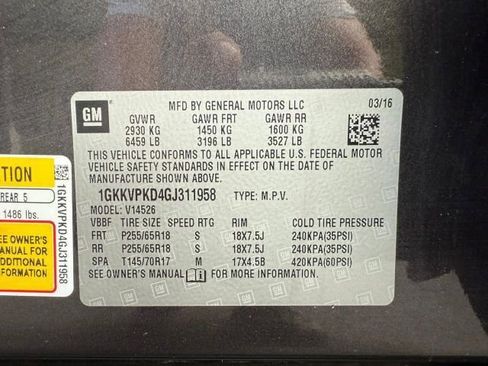 Used 2016 GMC Acadia SLE image 34