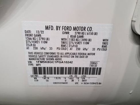 Used 2023 Ford Explorer ST w/ Equipment Group 401A image 37