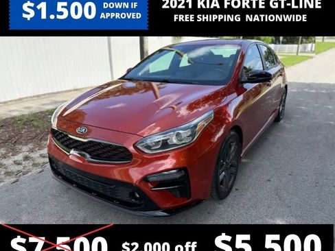 Used 2021 Kia Forte GT-Line w/ GT-Line Premium Package FWD image 2