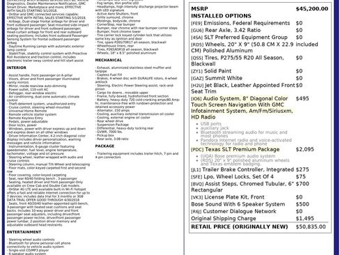 Used 2018 GMC Sierra 1500 SLT w/ Texas SLT Premium Package image 4