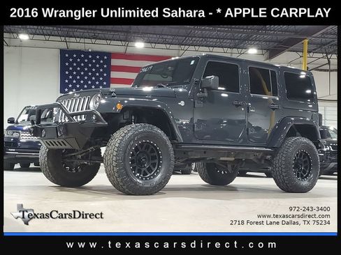 Used 2016 Jeep Wrangler Unlimited Sahara w/ Connectivity Group image 1