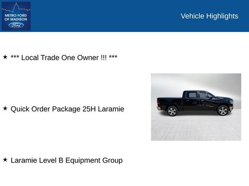 Used 2021 RAM 1500 Laramie AWD/4WD image 2