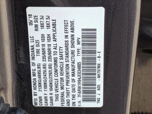 Used 2018 Honda CR-V Touring image 20