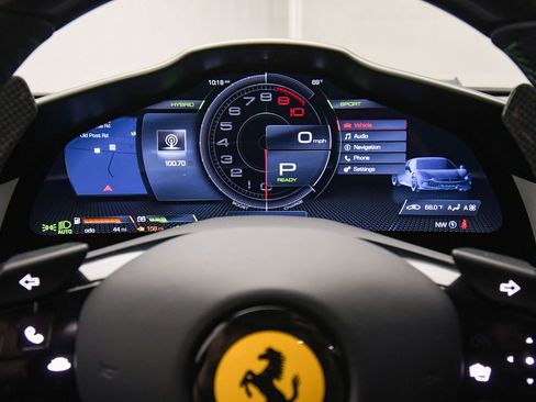 Certified 2025 Ferrari 296 GTB Verde British Racing image 13