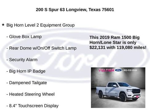Used 2019 RAM 1500 Big Horn image 15