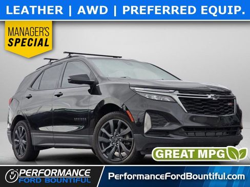 Used 2022 Chevrolet Equinox RS w/ RS Leather Package AWD/4WD image 1