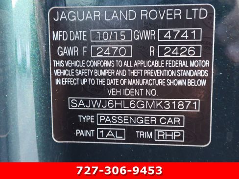 Used 2016 Jaguar F-TYPE R AWD/4WD image 27