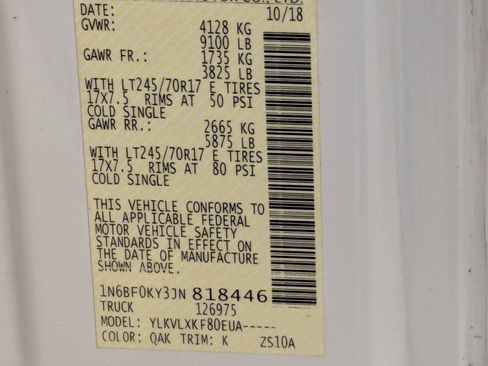 Used 2018 Nissan NV 2500 SV image 18