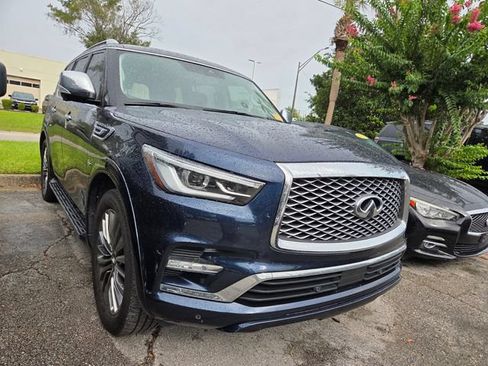 Used 2019 INFINITI QX80 Luxe w/ 22" Wheel Package AWD/4WD image 3