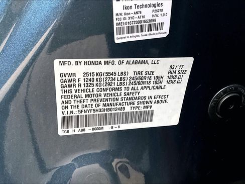 Used 2017 Honda Pilot EX image 31