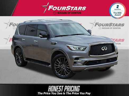 Used 2021 INFINITI QX80 Premium Select w/ Cargo Package RWD image 1
