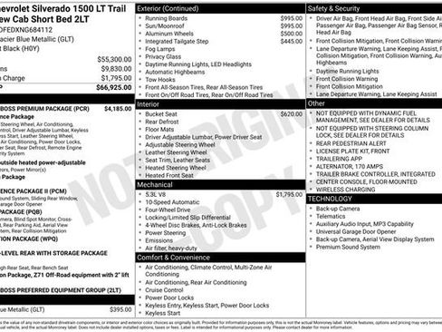 Certified 2022 Chevrolet Silverado 1500 LT Trail Boss w/ LT Trail Boss Premium Package AWD/4WD image 31