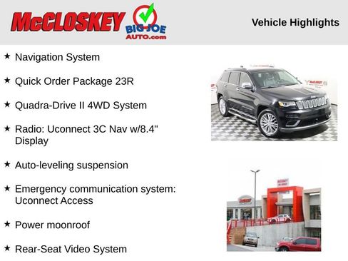 Used 2017 Jeep Grand Cherokee Summit image 3