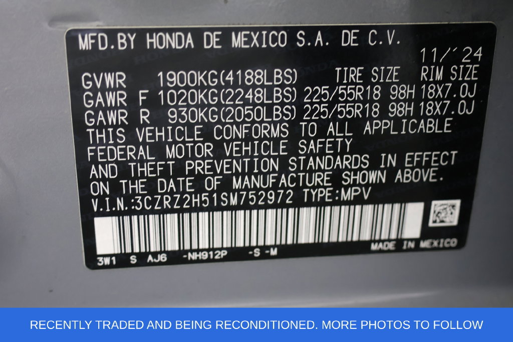 Certified 2025 Honda HR-V Sport image 29