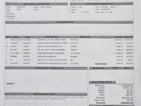 Used 2023 Mercedes-Benz Sprinter 3500 image 43