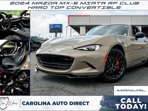 Used 2024 MAZDA MX-5 Miata RF Club w/ Weather Package RWD image 1