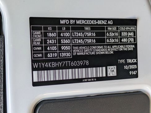 New 2026 Mercedes-Benz Sprinter 2500 image 13