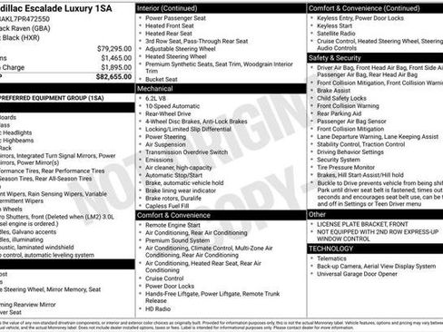 Used 2023 Cadillac Escalade Luxury RWD image 2