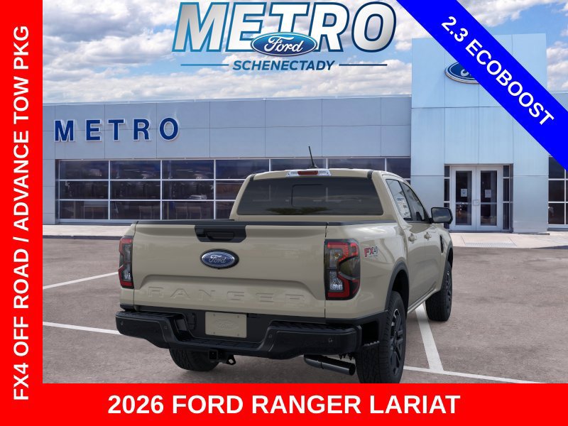 New 2026 Ford Ranger Lariat w/ FX4 Off-Road Package AWD/4WD image 8