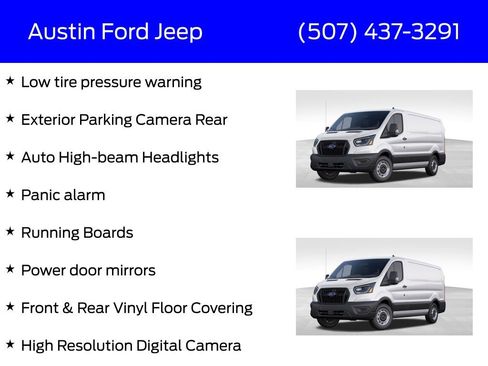 Used 2024 Ford Transit 150 Low Roof w/ Interior Upgrade Package image 10