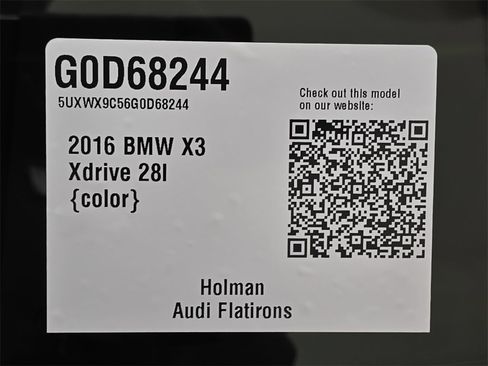 Used 2016 BMW X3 xDrive28i image 37