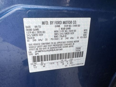 Certified 2024 Ford Edge ST-Line image 45