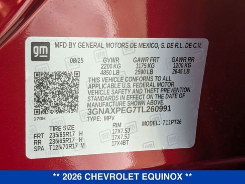 New 2026 Chevrolet Equinox LT w/ Convenience Package II image 36