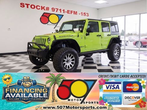 Used 2013 Jeep Wrangler Unlimited Rubicon w/ Connectivity Group AWD/4WD image 1