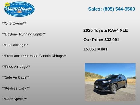Used 2025 Toyota RAV4 XLE FWD image 10