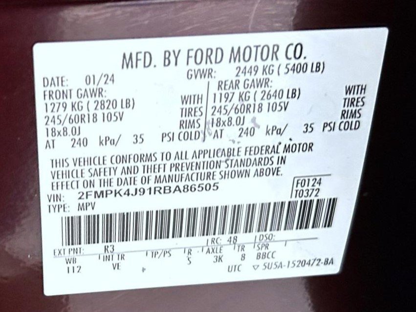 Used 2024 Ford Edge SEL w/ Convenience Package AWD/4WD image 26