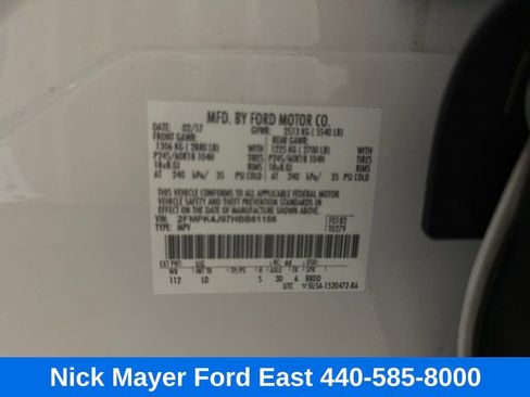 Used 2017 Ford Edge SEL w/ Equipment Group 201A image 33