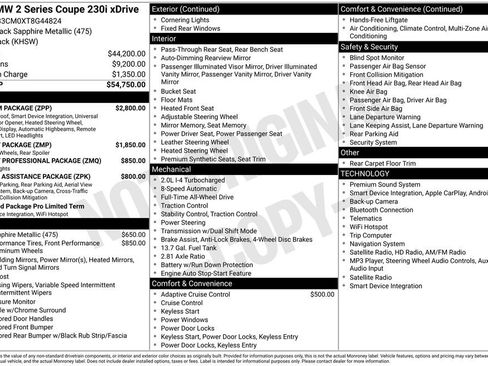 New 2026 BMW 230i xDrive Coupe w/ Premium Package AWD/4WD image 3