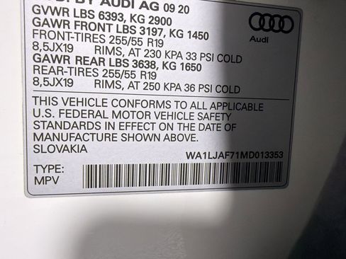 Used 2021 Audi Q7 2.0T Premium Plus w/ Premium Plus Package AWD/4WD image 16