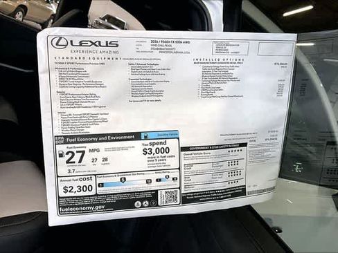 New 2026 Lexus TX 500h AWD w/ Technology Package image 14