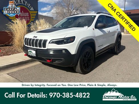 Used 2021 Jeep Cherokee Trailhawk w/ Premium Leather Package image 1
