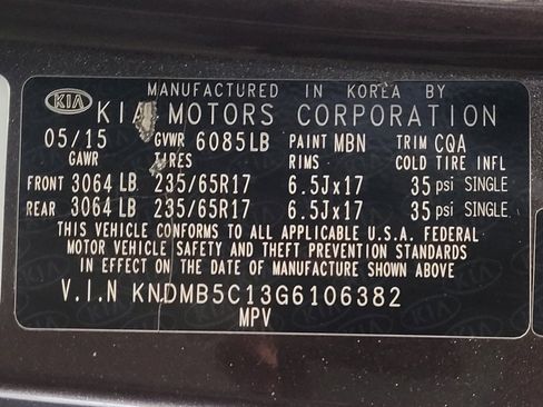Used 2016 Kia Sedona LX FWD image 33