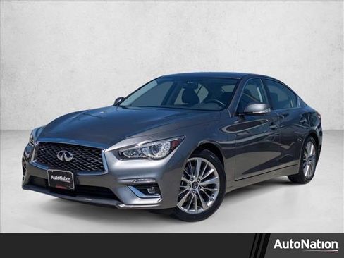 Used 2023 INFINITI Q50 Luxe w/ Cargo Package RWD image 1