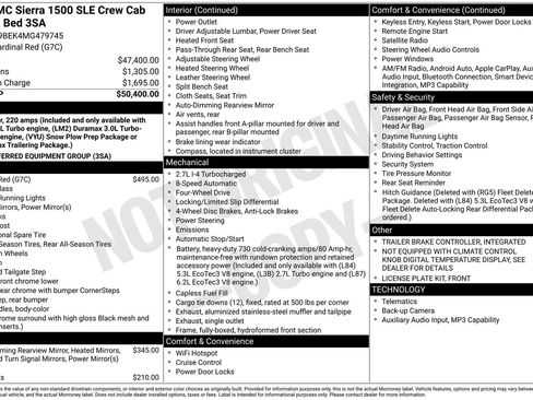 Used 2021 GMC Sierra 1500 SLE AWD/4WD image 4
